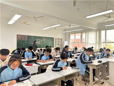 淄博衡中艺术学校进行期中检测